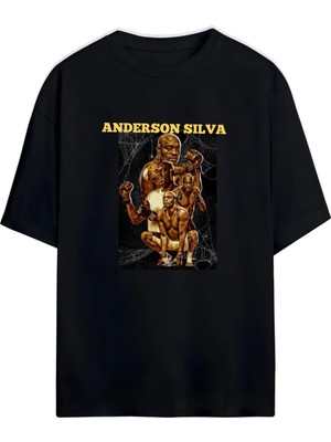 Von Labas Anderson Silva Ufc Unısex Oversıze T-Shırt