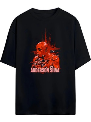Von Labas Anderson Silva Ufc Unısex Oversıze T-Shırt