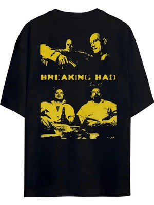 Von Labas Breakıng Bad Unısex Oversıze Pamuklu T-Shırt