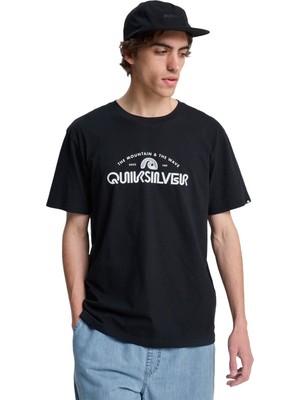 Belirtilmemiş Quiksilver Ev Vista Erkek Siyah Tişört