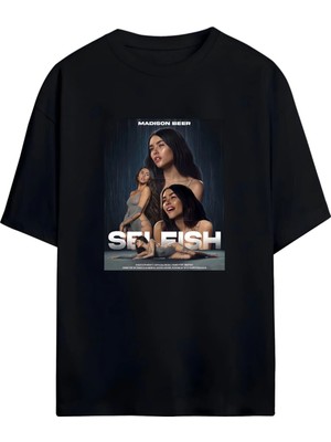 Von Labas Madison Beer Tutkunlarına Özel Unisex Pamuklu Tişört