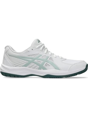 Asics Court Slide 4 Erkek Beyaz Mavi Tenis Ayakkabısı