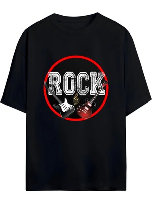 Von Labas Rock Lovers Unısex Oversıze Tshırt