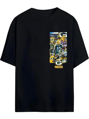 Von Labas Nfl Green Bay Packers  Unısex Oversıze Tshırt