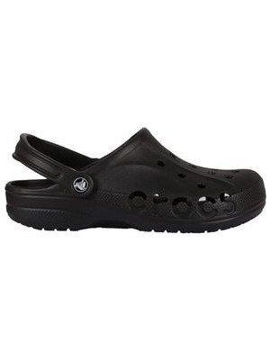 Crocs 10126-001 Terlik Siyah Silikon/Plastik Ev Kullanımı İçin Konforlu Tasarım