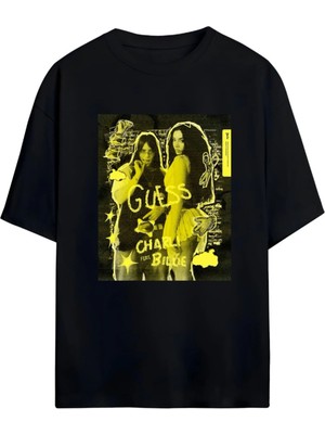 Von Labas Bıllıe Eılısh Tasarımlı Unısex Yeni Sezon Oversıze Pamuklu  T-Shırt