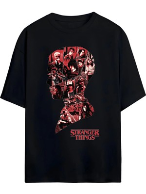 Von Labas Stranger Thıngs Unısex Pamuklu Tshırt