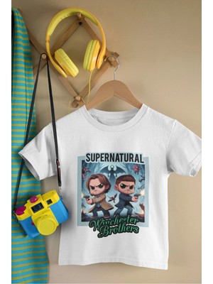 Von Labas Supernatural Pamuklu Çocuk Tshırt