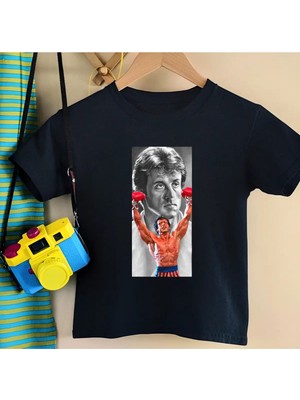 Von Labas Rocky Balboa Pamuklu Çocuk Tshırt