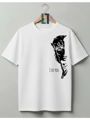 Von Labas Avatar Tasarımlı %100 Pamuklu Unisex Yüksek Baskı Kaliteli Tişört