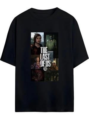 Von Labas The Last Of Us Tasarımlı Unısex Oversıze Pamuklu Tshırt