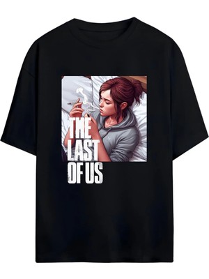 Von Labas The Last Of Us Tasarımlı Unısex Oversıze Pamuklu Tshırt