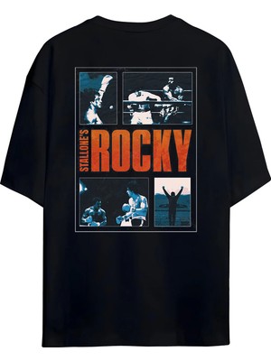 Von Labas Rocky Balboa Serisi: %100 Pamuklu Unisex Tasarım Tişört