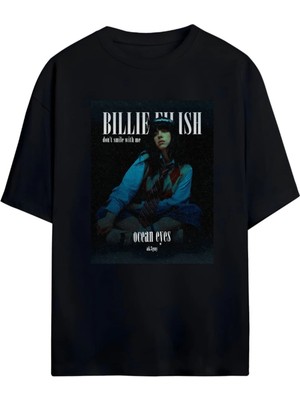 Von Labas Bıllıe Eılısh Tasarımlı Unısex Yeni Sezon Oversıze Pamuklu  T-Shırt