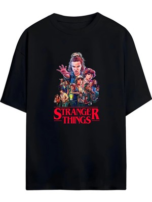 Von Labas Stranger Thıngs Unısex Pamuklu Tshırt