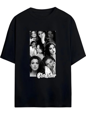 Von Labas Monica Bellucci Tasarımlı Rahat Kesim Pamuklu Unisex Tişört