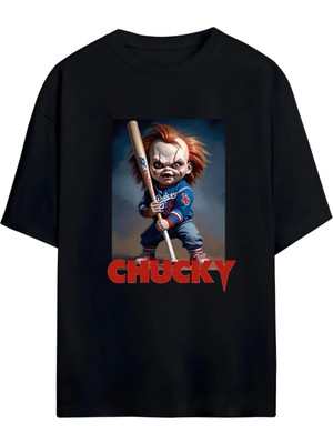 Von Labas Chucky Unısex Oversıze Pamuklu Tshırt