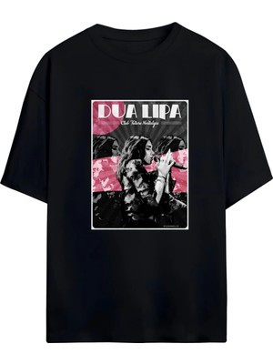 Von Labas Dua Lipa Hayranlarına Özel Unısex Pamuklu Tişört