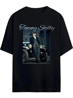 Von Labas Tommy Shelby,peakyblınders,thomas Shelby Tasarımlı Unısex Yeni Sezon Oversıze Pamuklu  T-Shırt