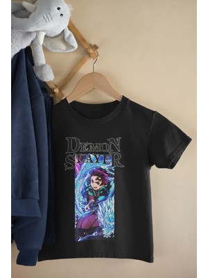 Von Labas Demon Slayer Pamuklu Çocuk Tshırt