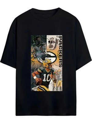 Von Labas Nfl Green Bay Packers  Unısex Oversıze Tshırt