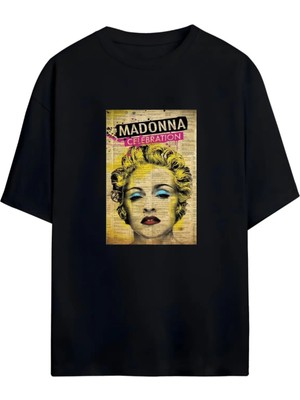 Von Labas Madonna Unısex Oversıze Pamuklu Tshırt