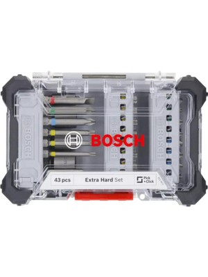 Bosch Profesyonel Ekstra Sert 43 Parça Vidalama Seti, Çoklu Uygulamalar