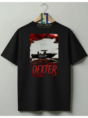 Von Labas Dexter Tasarımlı %100 Pamuklu Unisex Yüksek Baskı Kaliteli Tişört