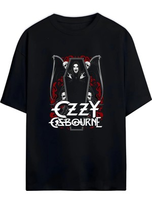 Von Labas Ozzy Osbourne Unısex Oversıze Pamuklu T-Shırt