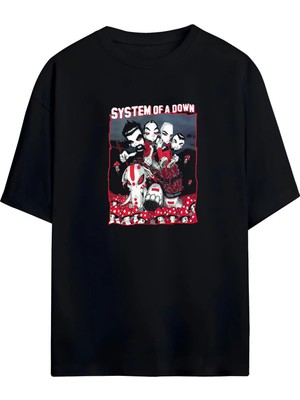 Von Labas System Of A Down Unısex Pamuklu Tshırt
