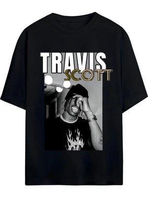 Von Labas Travıs Scott Unısex Relaxed Tshırt