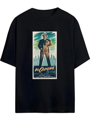 Von Labas Efsanevi Tarz,efsanevi Ikon: Al Capone Hayranlarına Özel Unisex Tişört