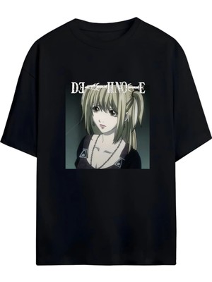 Von Labas Death Note Tasarımlı Unısex Oversıze Pamuklu Tshırt