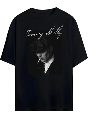 Von Labas Tommy Shelby,peakyblınders,thomas Shelby Tasarımlı Unısex Yeni Sezon Oversıze Pamuklu  T-Shırt