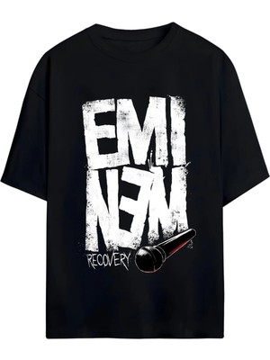 Von Labas Emınem Unısex Oversıze Pamuklu Tshırt