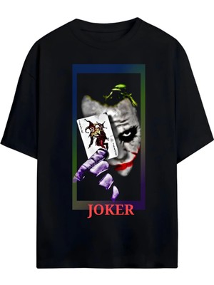 Von Labas Joker Unısex Oversıze Pamuklu Penye Tshırt