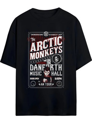 Von Labas Arctic Monkeys Tasarımlı Unisex Pamuklu T-Shirt