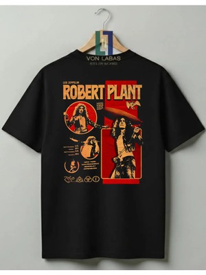 Von Labas LED Zeppelin Tasarımlı Unisex %100 Pamuklu Premium Tişört