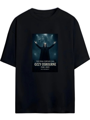 Von Labas Ozzy Osbourne Unısex Oversıze Pamuklu T-Shırt