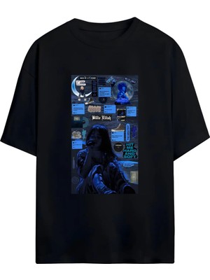 Von Labas B. Eılısh Tasarımlı Unısex Yeni Sezon Oversıze Pamuklu T-Shırt