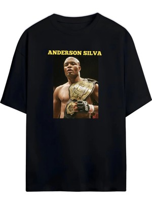 Von Labas Anderson Silva Ufc Unısex Oversıze T-Shırt