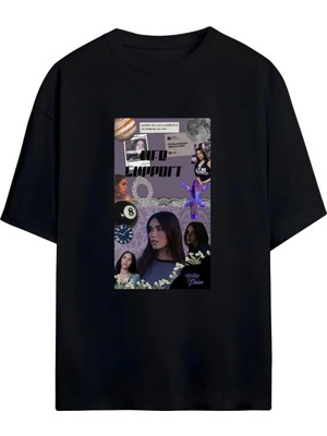 Von Labas Madison Beer Tutkunlarına Özel Unisex Pamuklu Tişört