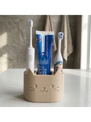 Karerca Banyo Organizeri Diş Fırçalık Diş Fırçası Macunluk Elektrikli Diş Fırçası Saklama Standı