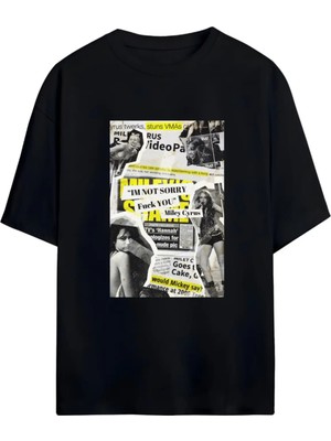 Von Labas Mıley Cyrus Unısex Tshırt