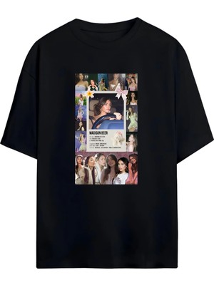 Von Labas Madison Beer Tutkunlarına Özel Unisex Pamuklu Tişört