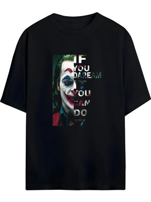 Von Labas Joker Tasarımlı Unisex Pamuklu T-Shirt