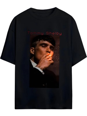 Von Labas Tommy Shelby,peakyblınders,thomas Shelby Tasarımlı Unısex Yeni Sezon Oversıze Pamuklu  T-Shırt