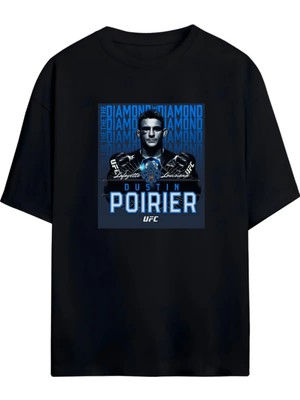 Von Labas Dustin Poirier Fanlarına Özel Unisex Pamuklu Ufc Tişört - Mma Yıldızı Tasarımı