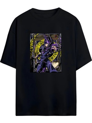 Von Labas Yu-Gi-Oh! Tutkunlarına Özel Unisex Oversize Pamuklu Tişört