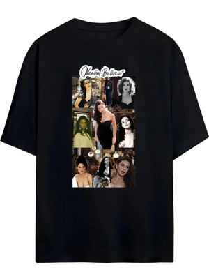 Von Labas Monica Bellucci Tasarımlı Rahat Kesim Pamuklu Unisex Tişört